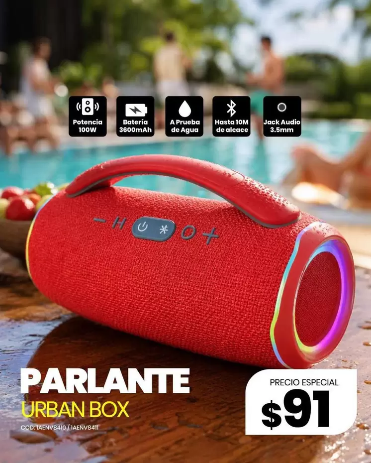 PARLANTE URBAN BOX