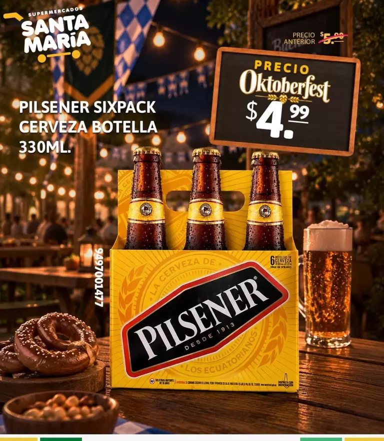 Pilsener - Sixpack Cerveza Botella