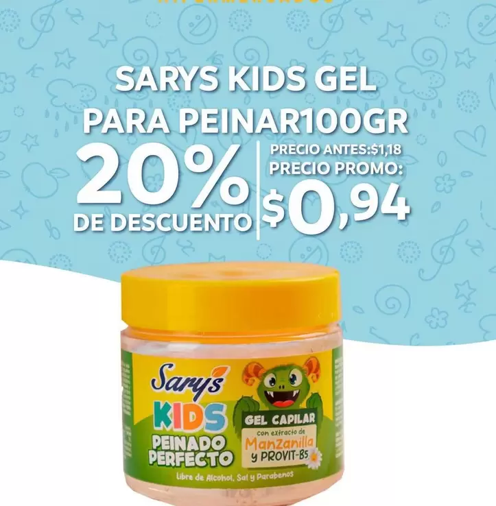 KIDS GEL PARA PEINAR