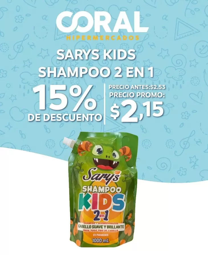 SHAMPOO 2 EN 1