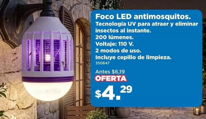 Foco - LED antimosquitos