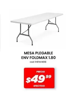 MESA PLEGABLE ENV FOLDMAX 1.80 cod: 1HENV4618