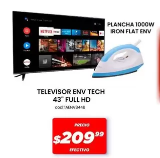 Netflix - TELEVISOR 43" FULL HD cod: 1AENV848