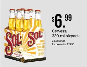 Sol - Cerveza 330 ml sixpack