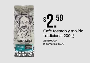 tradicional - Café tostado y molido  200 g 258597000