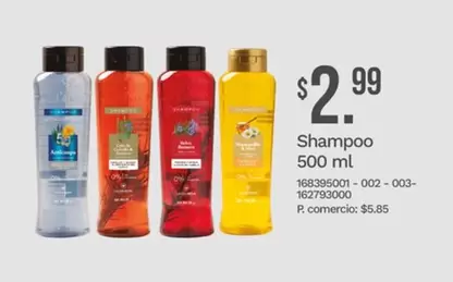 Shampoo 168395001-002-003-162793000