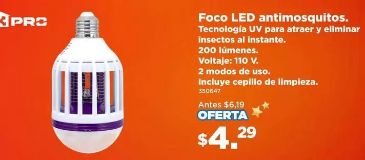 Pro - Foco LED antimostiquitos