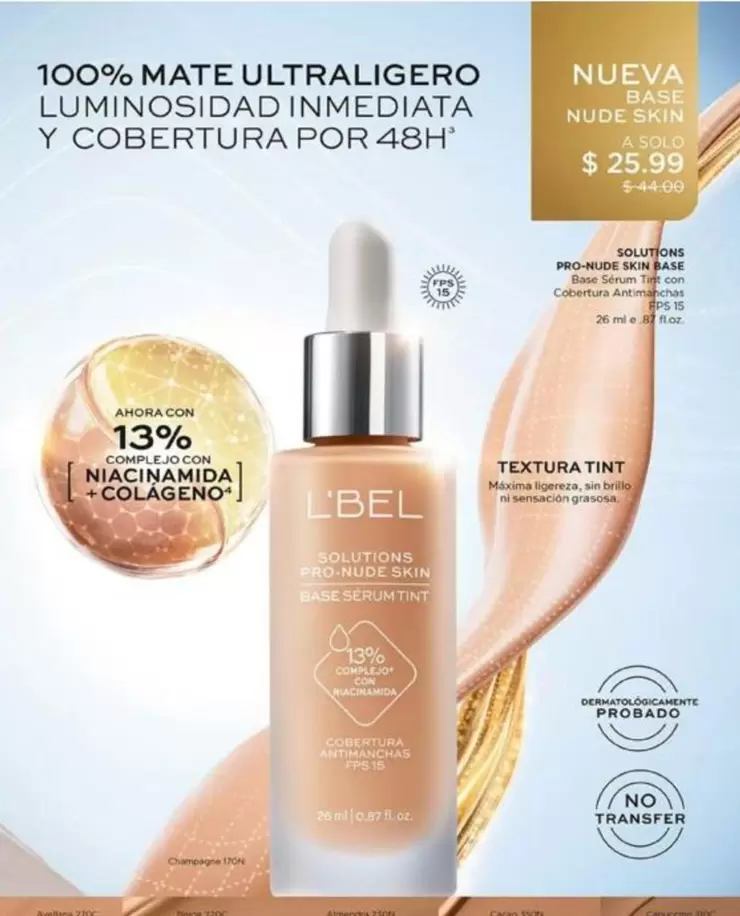 L'bel - SOLUTIONS PRO-MATTE BASE NUDE SKIN