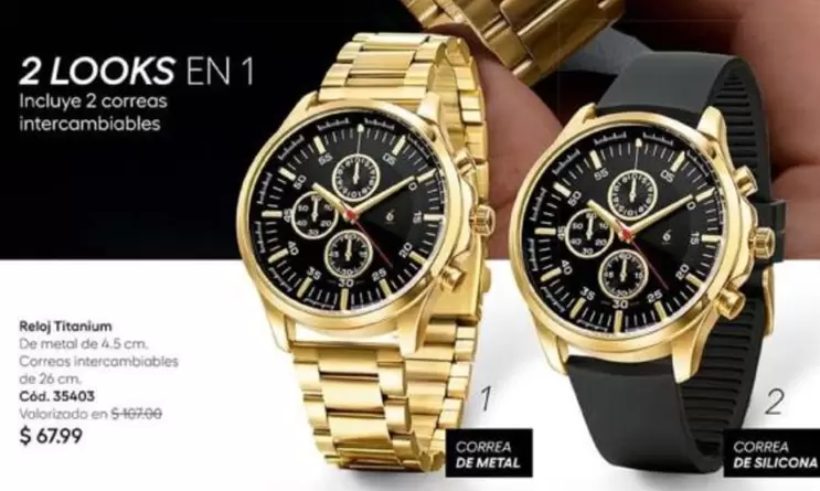 Corréa - Reloj Titanium Cód. 35403