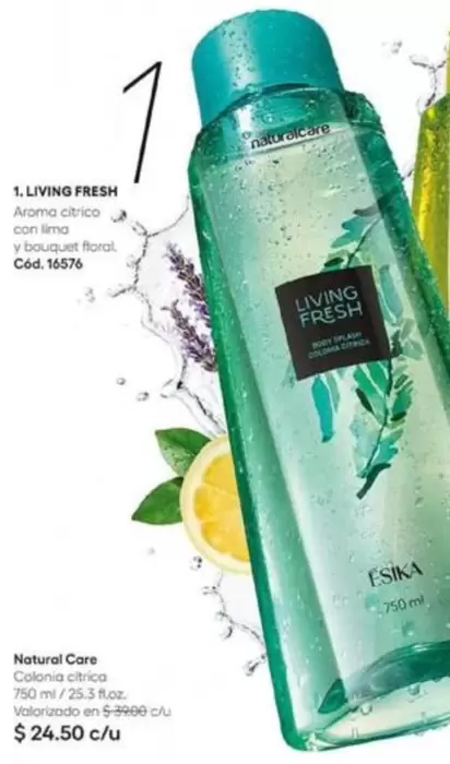 Lima - LIVING FRESH Aroma citrico con lima y bouquet floral Cód. 16876