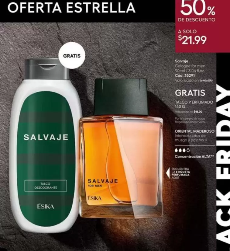 Estrella - Salvaje Cologne for Men