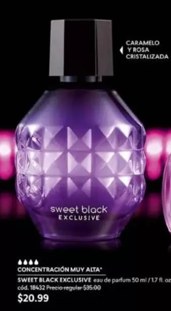 Rosa - SWEET BLACK EXCLUSIVE eau de parfum 50 ml / 1.7 fl. oz.