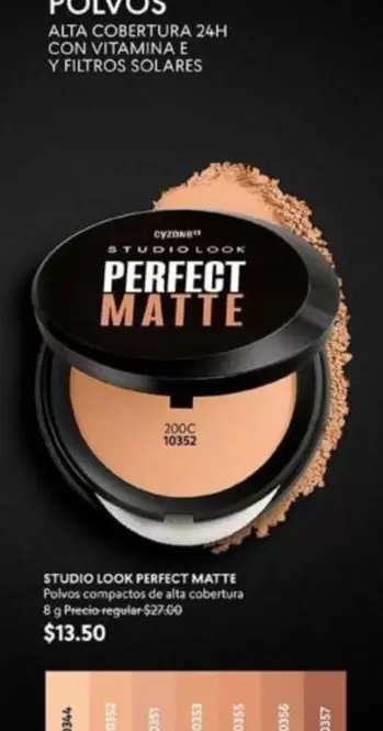 Perfect - PERFECT MATTE Polvos compactos de alta cobertura