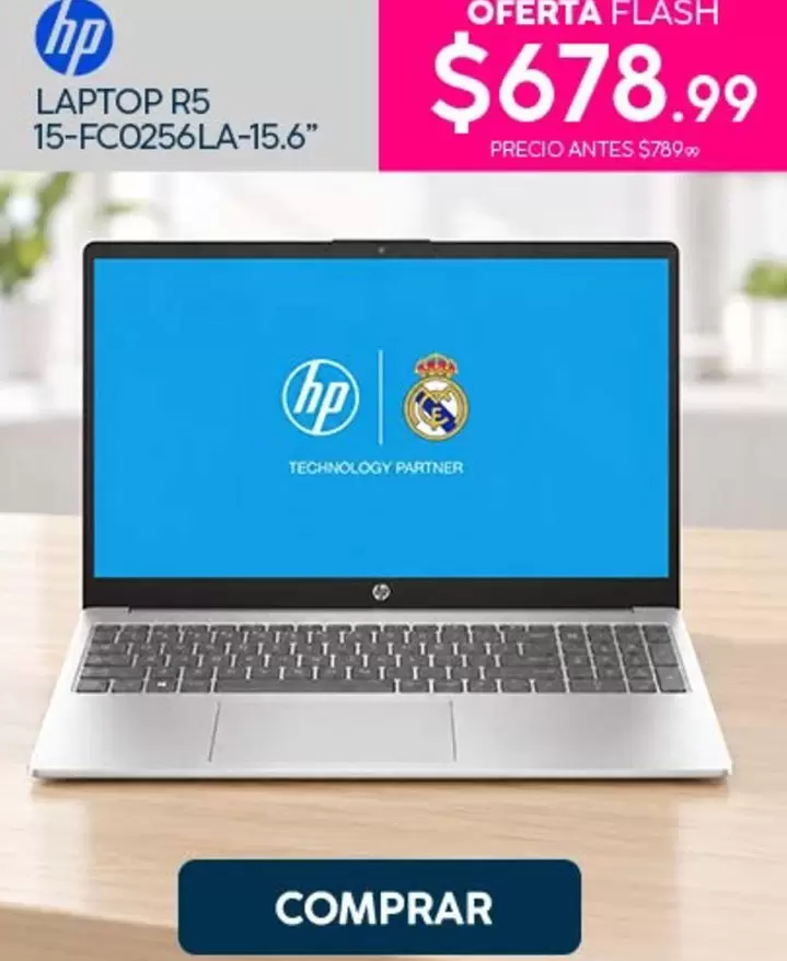 HP - LAPTOP R5 15-FC0256LA-15.6"