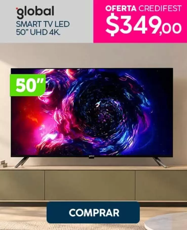 SMART TV LED 50" UHD 4K