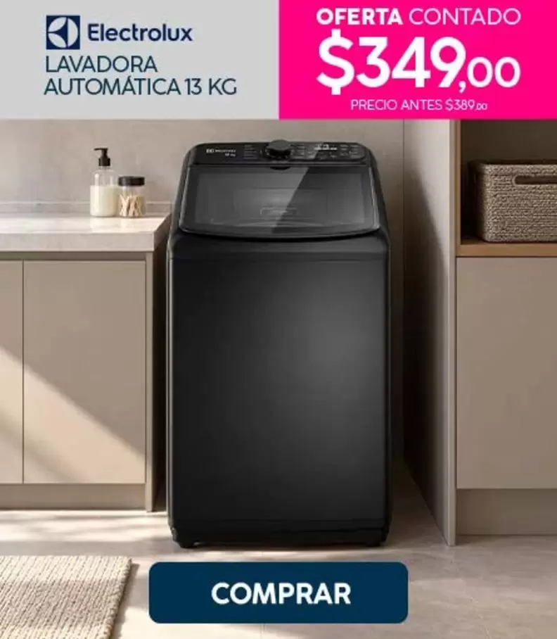 LAVADORA AUTOMÁTICA 13 KG