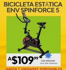 uno - BICICLETA ESTÁTICA ENV SPINFORCE 5