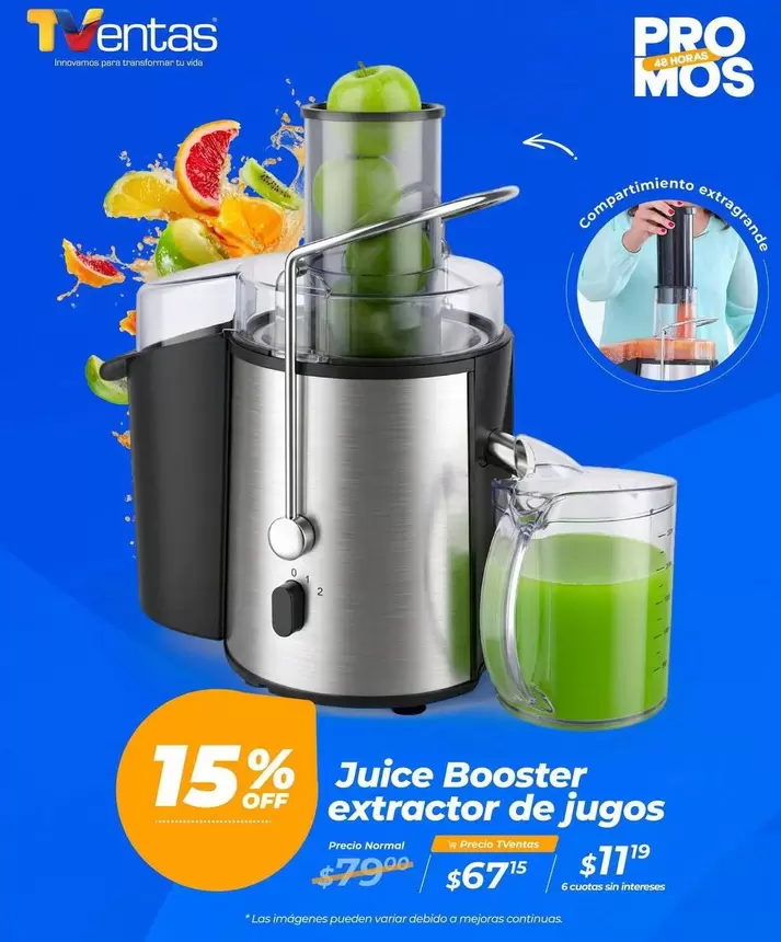 Pro - Juice Booster extractor de jugos