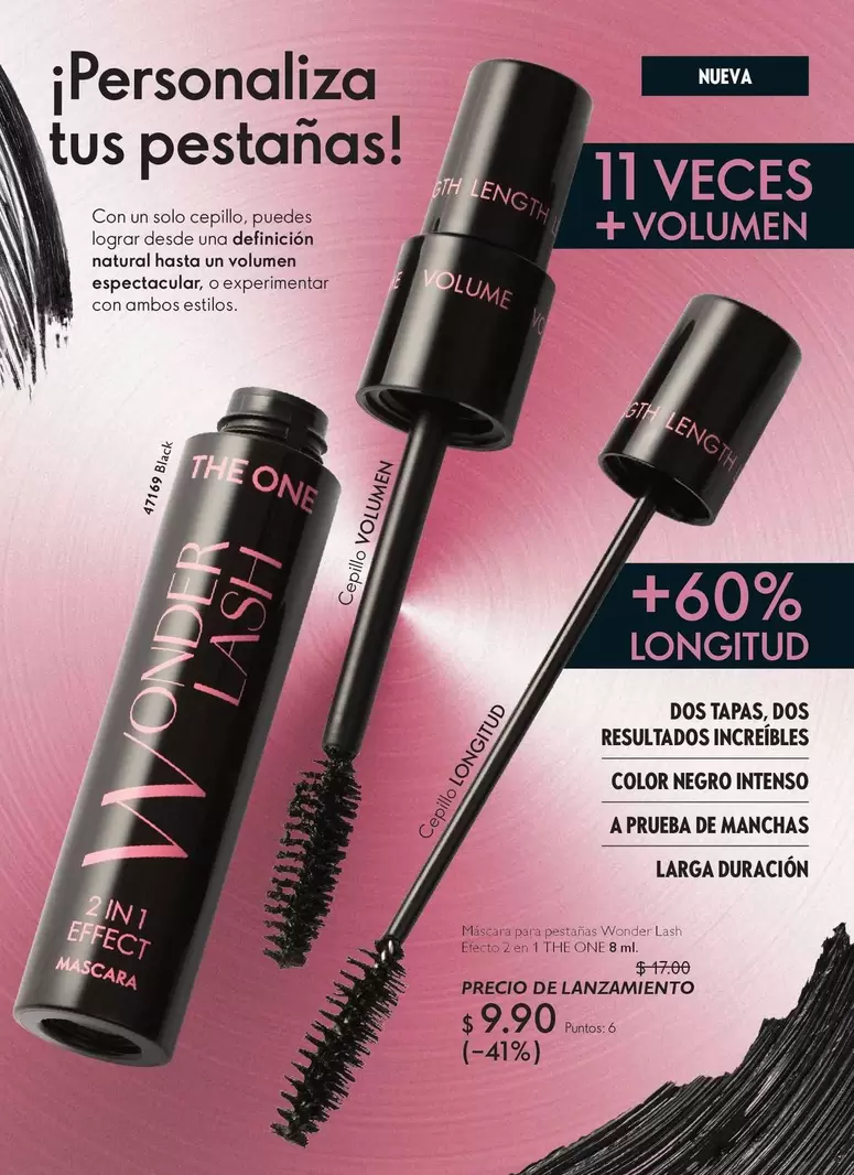Longitud - Wonder Lash 3-in-1 Effect Mascara