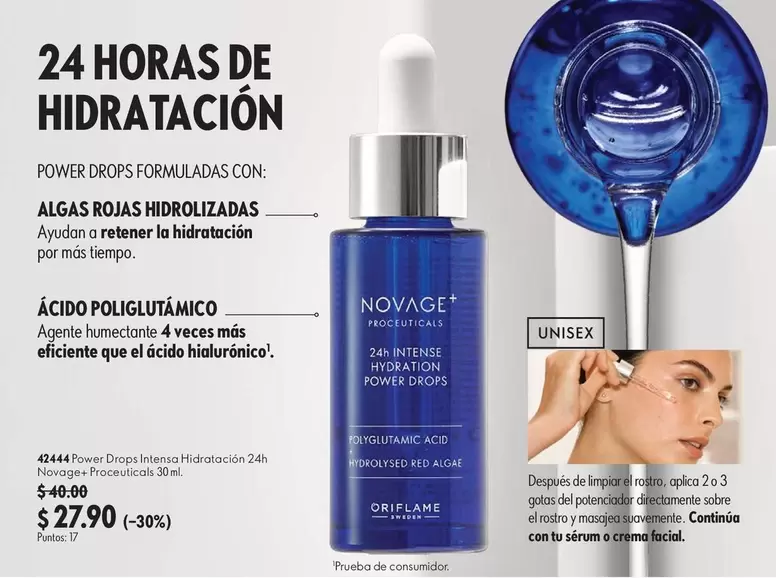Oriflame - Power Drops Intenso Hidratación 24h