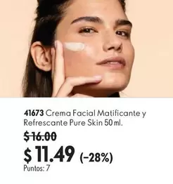 41673 Crema Facial Matificante y Refrescante