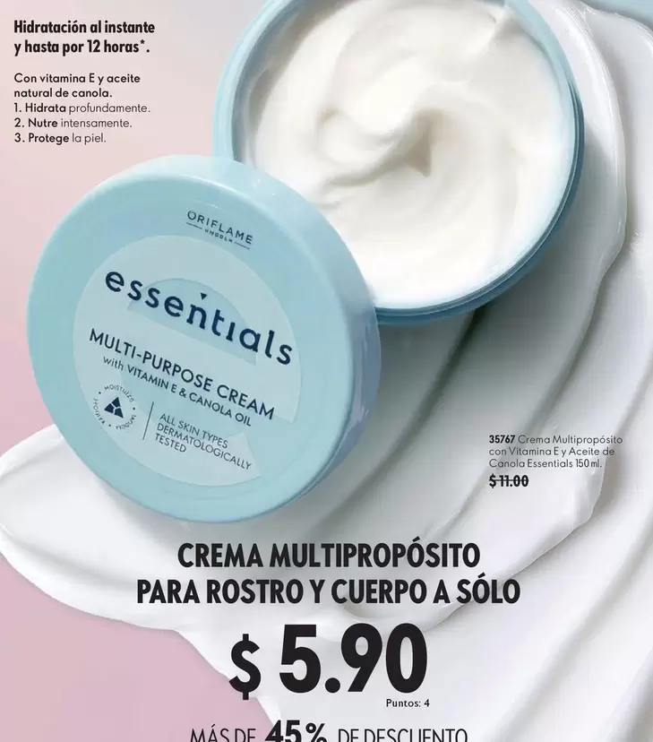 Oriflame - CREMA MULTIPROPÓSITO PARA ROSTRO Y CUERPO