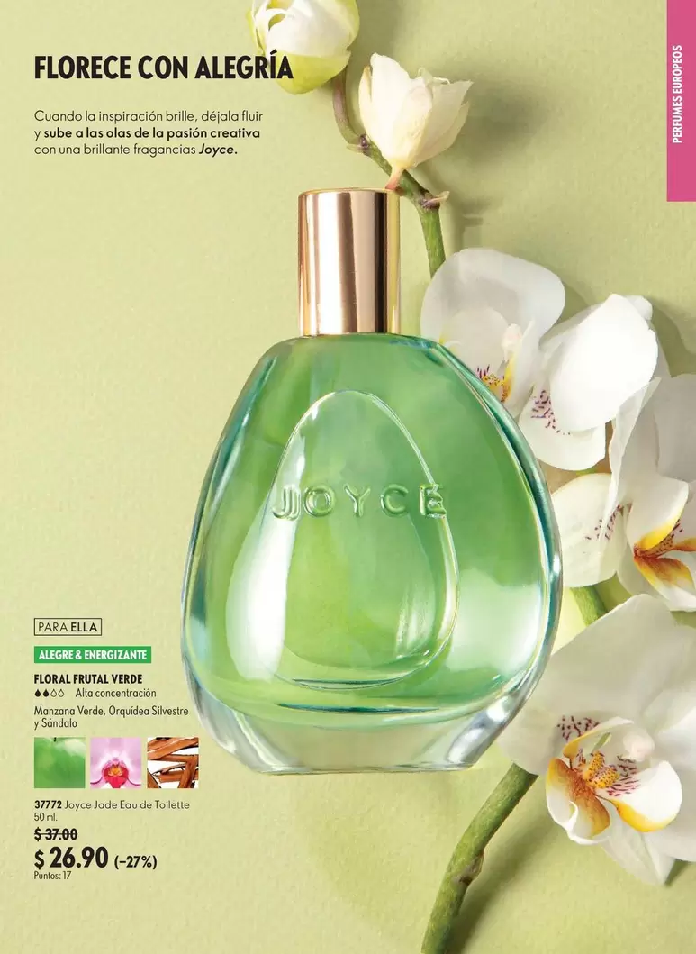 Verde - Perfume Joyce Floral Frutal