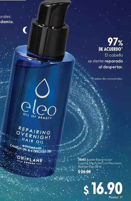 Oriflame - Repairing Overnight Hair Oil
