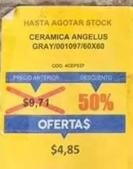 CERAMICA GRAY/001097/60X60