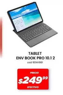 Pro - TABLET ENV BOOK PRO 10.1 2 cod: 1EENVP9181