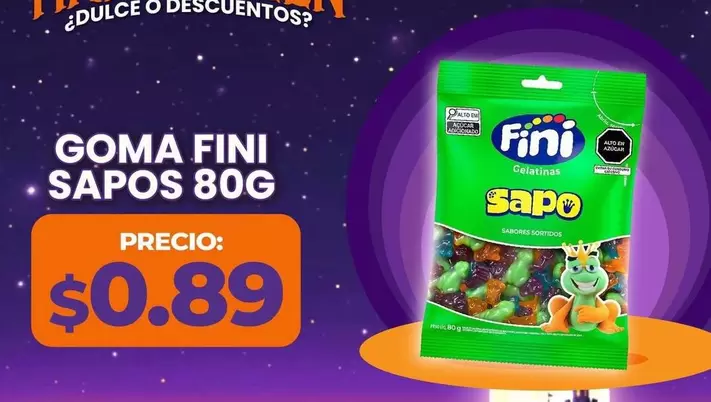 GOMA FINI SAPOS 80G