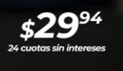 24 cuotas sin intereses