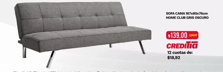 SOFA.CAMA 167x80x76cm