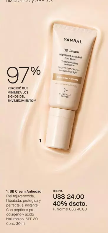 Yanbal - BB Cream Antiedad