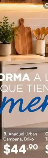 Anaquel Urban Campana