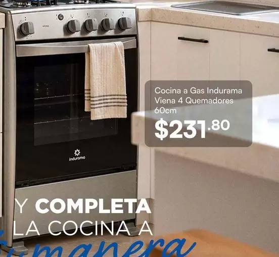 Indurama - Cocina a Gas