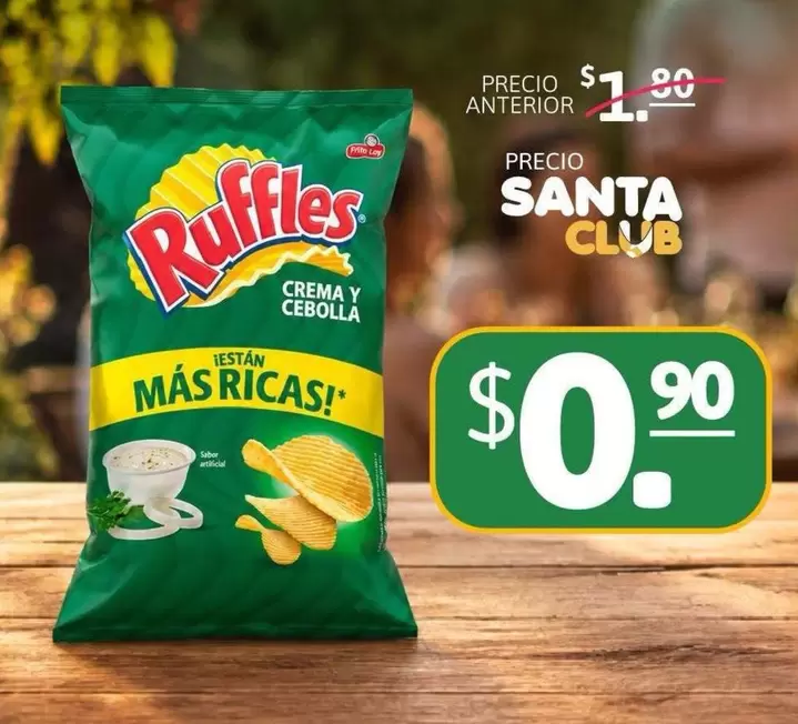 Ruffles Crema y Cebolla