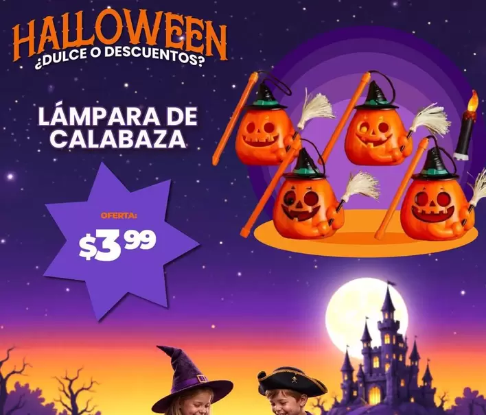 LÁMPARA DE CALABAZA