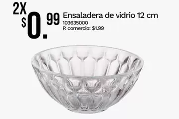 Ensaladera de vidrio 12 cm 103635000