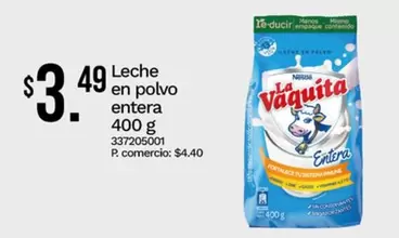 Leche en polvo entera 400 g 337205001