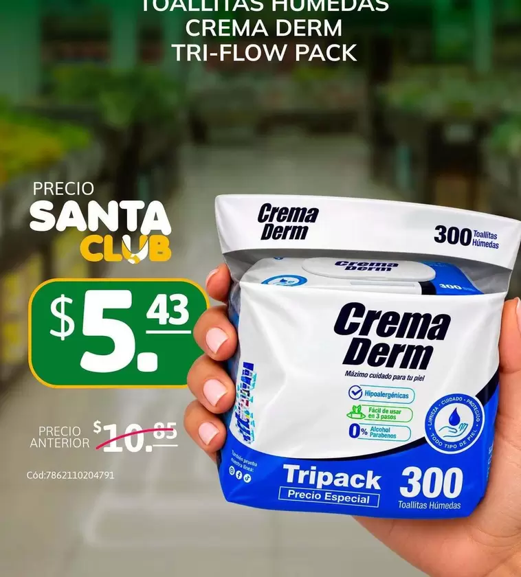 CREMA DERM TRI-FLOW PACK