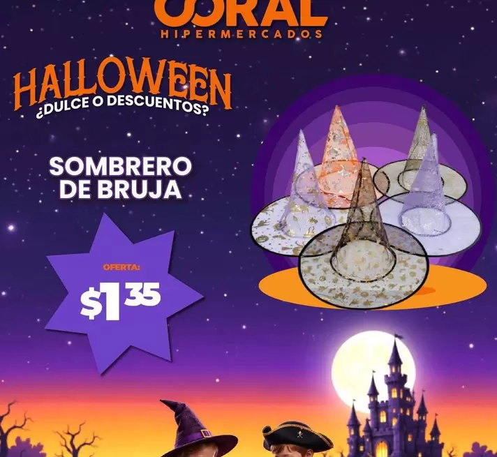 SOMBRERO DE BRUJA