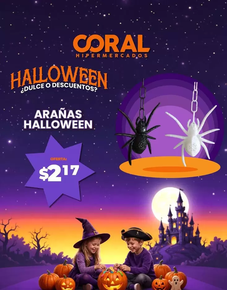 Arañas Halloween