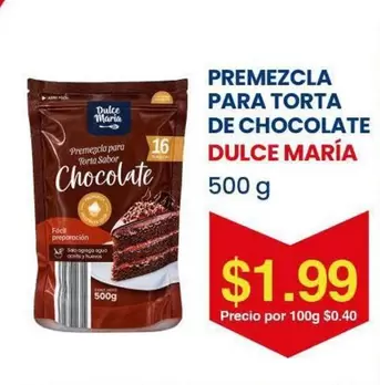 María - PREMEZCLA PARA TORTA DE CHOCOLATE