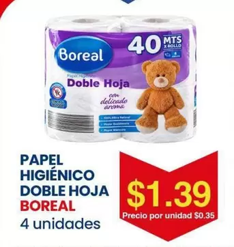 Papel Higi00enico Doble Hoja