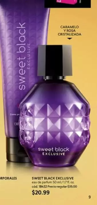 Rosa - SWEET BLACK EXCLUSIVE eau de parfum 50 ml / 1.7 fl. oz.