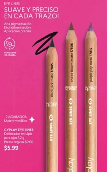 mate - CYPLAY EYE LINES Delineador en lapiz