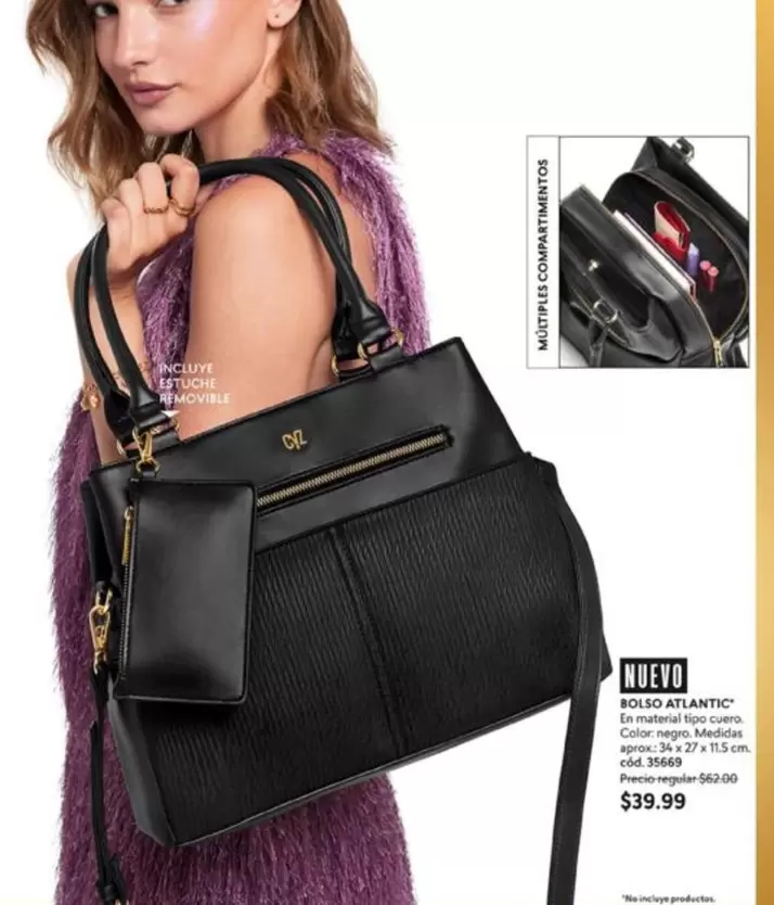 Negro - BOLSO ATLANTIC