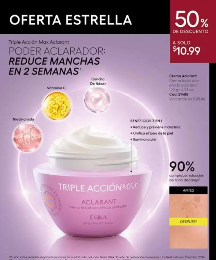 Estrella - Triple Acción Max Aclarant