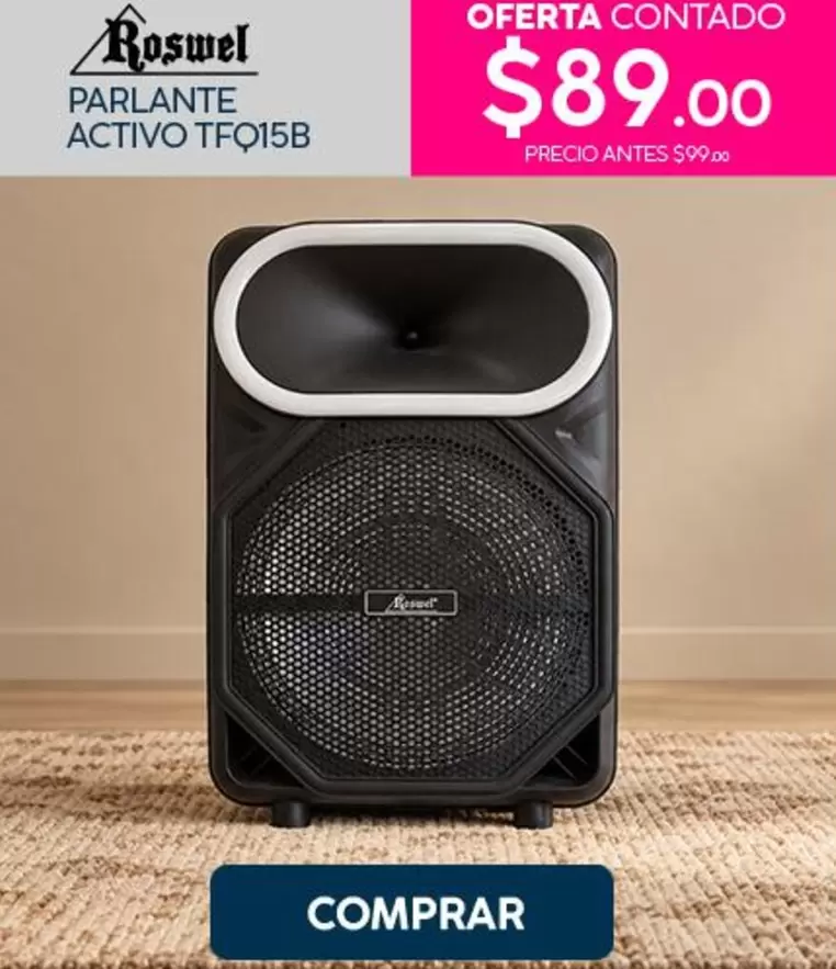 PARLANTE ACTIVO TFQ15B